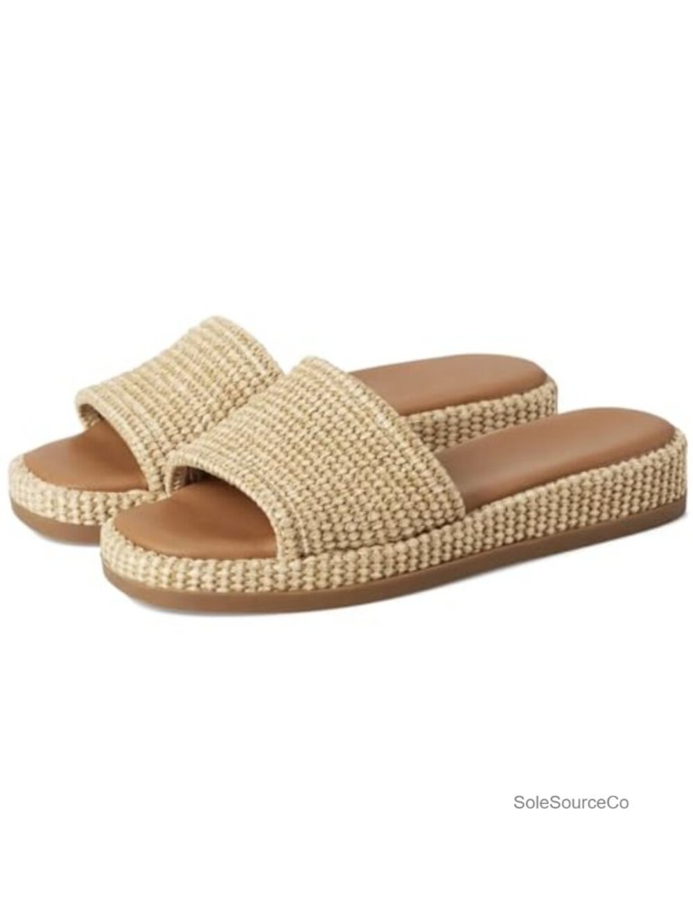 Espadrilles Platform Sandals for Women | Slip On Straw Wedge Sandals Summer